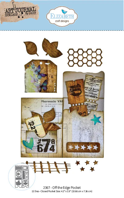 Elizabeth Craft Designs Off The Edge Pocket Metal Die Set